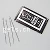 Beading Needles, Stainless Steel, original color Approx 