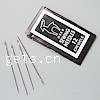 Beading Needles, Stainless Steel, original color Approx 