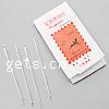 Beading Needles, Stainless Steel, original color Approx 