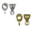 Zinc Alloy Bail Beads, Teardrop, plated nickel, lead & cadmium free 