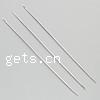 Beading Needles, Stainless Steel, original color Approx 