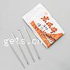 Beading Needles, Iron, platinum color plated Approx 