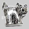 Zinc Alloy European Beads, Animal, plated, without troll Approx 4.5mm 