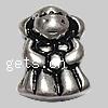 Zinc Alloy European Beads, Character, plated, without troll Approx 4.5mm 