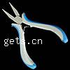 Ferronickel Flat Nose Plier, with Plastic, 128mm 