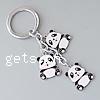 Enamel Zinc Alloy Key Chain, Animal, nickel, lead & cadmium free Inch 