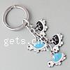 Enamel Zinc Alloy Key Chain, Turtle, nickel, lead & cadmium free Inch 