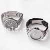 Women Wrist Watch, Zinc Alloy, with Glass & Plastic, plated, with rhinestone Inch 