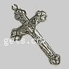 Zinc Alloy Cross Pendants, Crucifix Cross, plated nickel, lead & cadmium free Approx 1mm 