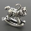 Zinc Alloy Animal Pendants, Horse, plated Approx 2mm, Approx 