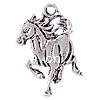 Zinc Alloy Animal Pendants, Horse, plated Approx 2mm 