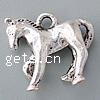 Zinc Alloy Animal Pendants, Horse, plated nickel, lead & cadmium free Approx 2mm 