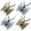 Animal Lampwork Pendants, Butterfly Approx 5mm 