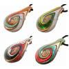 Lampwork Pendants, Teardrop, handmade, gold sand Approx 7mm 