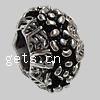 Zinc Alloy European Beads, Rondelle, plated, without troll Approx 5mm 