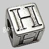 Zinc Alloy European Beads, Cube, plated, without troll Approx 5mm 