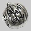 Halloween Schmuck Bead, Zinklegierung, Kürbis, plattiert, ohne troll, keine, 11x8.5x8mm, Bohrung:ca. 5mm, verkauft von PC