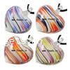 Lampwork Pendants, Heart, handmade, stripe Approx 8mm 