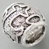 Zinc Alloy European Beads, Drum, plated, without troll Approx 5mm 