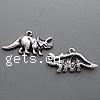 Zinc Alloy Animal Pendants, Dinosaur, plated Approx 3.5mm, Approx 