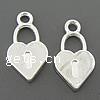 Zinc Alloy Heart Pendants, plated cadmium free Approx 2mm, Approx 