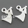 Pendentifs de Noël en alliage de zinc, ange, Bijoux de Noël, plus de couleurs à choisir, sans cadmium Environ 1.5mm, Environ Vendu par kg