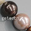 South Sea Shell Beads, Round nickel, lead & cadmium free, Grade A Approx 1mm Inch 