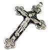 Zinc Alloy Cross Pendants, Crucifix Cross, plated Approx 2mm 