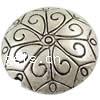 Zinc Alloy Flat Beads, Flat Round, plated Approx 1.5mm 