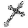 Zinc Alloy Cross Pendants, Crucifix Cross, plated Approx 2mm 