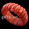 Synthetische Korallen Armbänder, Mond, rot, 26x8x8.5mm, Länge:8 ZollInch, 24PCs/Strang, verkauft von Strang