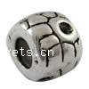 Zinc Alloy European Beads, Drum, plated, without troll Approx 4.5mm 