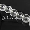 Round Crystal Beads, handmade faceted 16mm Inch 