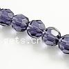 Round Crystal Beads, handmade faceted 18mm Inch 