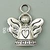 Pendentif en argent massif de Bali, Thaïlande, ange Environ 3.5mm, Vendu par PC