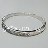 Pulsera de cristal Swarovski ®, con plata de ley 925, chapado, más colores para la opción, 6mm, agujero:aproximado 57x48mm, longitud:aproximado 7 Inch, Vendido por UD