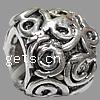 Zinc Alloy European Beads, Drum, plated, without troll Approx 4.5mm 