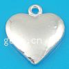 Sterling Silver Heart Pendants, 925 Sterling Silver Approx 1.8mm 