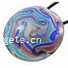 Lampwork Pendants, Flat Round, handmade 53.5mm Approx 8mm 