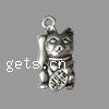 Zinc Alloy Animal Pendants, Cat, plated Approx 2mm 