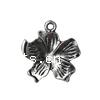 Zinc Alloy Flower Pendants, plated Approx 2mm, Approx 