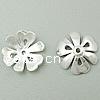 Zinc Alloy Bead Caps, Flower, plated cadmium free Approx 1.5mm 