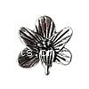 Zinc Alloy Flower Pendants, plated Approx 2mm, Approx 