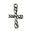 Zinc Alloy Cross Pendants, plated Approx 2mm, Approx 