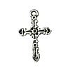 Pendentifs croix en alliage de zinc  , Placage, plus de couleurs à choisir Environ 1mm, Environ Vendu par sac[