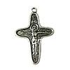 Zinc Alloy Cross Pendants, Crucifix Cross, plated Approx 2mm, Approx 