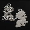 Zinc Alloy Animal Pendants, Dragon, plated nickel, lead & cadmium free Approx 1mm 