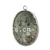 Zinc Alloy Pendant Cabochon Setting, Oval, plated Approx 3mm 