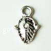 Zinc Alloy Leaf Pendants, plated Approx 2mm, Approx 