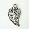 Zinc Alloy Leaf Pendants, plated Approx 2mm, Approx 